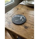 Sora Design Metallica Temalı Dekoratif Bardak Altlığı Masa Üstü Aksesuarı - Tek Ebat