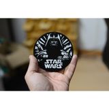 Sora Design Star Wars Temalı Dekoratif Bardak Altlığı Masa Üstü Aksesuarı - Tek Ebat