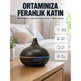 Sora Group BN01 Uçucu Yağ Uyumlu Renkli LED Işıklı Nemlendirici - Çok Renkli - Standart