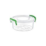 Sora Home Mini Yuvarlak Saklama Kabı 0.5 Litre - Standart - Çok Renkli