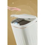 Sora Home Temassız Sensörlü 20 Litre Çöp Kovası Uv Işıklı Koku Geçirmez Mutfak Banyo Kullanımı - 001-Renkli - Standart