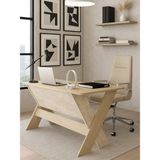 Sora Ofis Masası Çalışma Masası Rota - Traverten - 140 - Bej