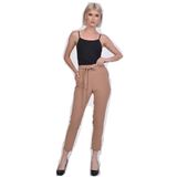 Soralline 1696 Beli Lastikli Yazlık Pantolon