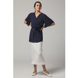 Soralline 4197 Lacivert Kadın Bluz
