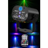 Sore Mini Rgb Disko Işık Dj Led Lazer Sahne Parti Projektörü Usb Disko Topu Sese Duyarlı