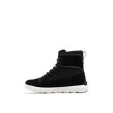 Sorel Explorer Mission Boot su geçirmez erkek kışlık çizme, kahverengi (Tawny Buff x Jet), 40 EU, Siyah Siyah X Deniz Tuzu, 44 EU