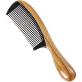 Sorendy Pelesenk Ağaçı Kaplamalı Kemik Dişli Tarak Ahşap Saç Tarağı 20 cm AT-126 Saplı - Renk