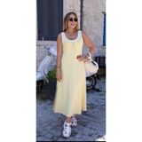 sorisso Çilek kumaş sıfır kol elbise