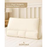 Sorona Horlama Önleyici Yastık -Otel Tipi-Boyun Destekli- Elyaf Dolgulu -Terletmez - 50X70CM - 50 × 70 cm - Altın - Gri - Beyaz