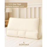 Sorona Kaz Tüyü Yastık 50X70 cm Horlama Önleyici Otel Tipi Pamuklu Çift Taraflı – Feather Support - 50 x 70 cm - Beyaz