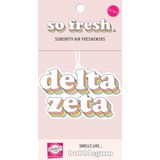 Sorority Shop DZ Retro Oda Parfümü - Delta Zeta Bubblegum Kokulu Oda Parfümü - Kız Yurdu Retro Tasarım Araba veya Yurt İçin Hava Parfümü - Kız Yurdu Hediyesi, Süs Gereçleri
