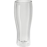 Sorrento Çift Camlı 2'li Bira Bardağı, 414 Ml, Cam, Şeffaf Cam - Renkli