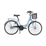 Sorrento Kadın Şehir Bisikleti 44Cm V 28 Jant 3 Vites Bebe Mavi Silver