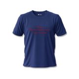 Sorry My Face Reacts Faster Than My Brain Yazılı Baskılı Lacivert Unisex%100 Pamuk T-shirt Lacivert