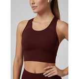 Sortie Collection Kadın Fileli Bordo Dalgıç Atlet - XL