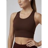 Sortie Collection Kadın Fileli Kahverengi Dalgıç Atlet - XL