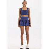 Şortlu Tenis Eteği Oxford Blue