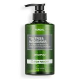 Sorunlu Saç Derisine Özel Şampuan KUNDAL Tea Tree & Macadamia Deep Cleansing Shampoo (Baby Powder)
