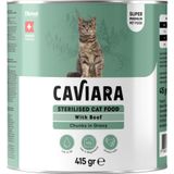 Sos İçinde Et Parçacıklı Dana Etli Kısır Kedi Maması Konservesi 415 gr KL-107