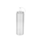 Sos Şişesi Sosluk Ketçap Mayonez Sızdırmaz Yağlık Sirkelik İnce Uçlu Plastik Şişe BPA FREE (Şeffaf, 700 ml)(1)
