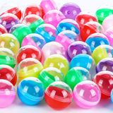 Sosation 150 Adet Gumball Otomatı Kapsülleri Boş Şeffaf Renkli Yuvarlak Kapsüller Rastgele Renkler Plastik Kaplar Oyuncak Kapsülleri Ödüller, Parti Hediyeleri için (1,1 inç)