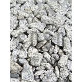 Sosc Natural Granit Dekoratif Çakıl Taşı, Gri Beyaz, 1-2 Cm, 3 Kg, Bahçe Peyzaj Saksı Akvaryum - Çok Renkli
