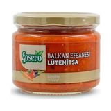 Sosero 3 x 300 gr Lütenitsa Balkan Sosu Aromalı Türkiye Menşeli Domates, Patlıcan ve Biber İçerikli - 900 gr