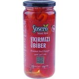 Sosero Cam Kavanoz 475 gr Közlenmiş Kırmızı Biber