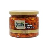 Sosero Ege Zeytin Salatası 290 gr Yeşil Zeytin Mısır ve Baharatlarla Zenginleştirilmiş Cam Kavanoz