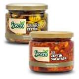 Sosero Izgara Zeytin 290 gr & Ege Zeytin Salatası 290 gr (Ikisi Bir Arada) - 580 gr
