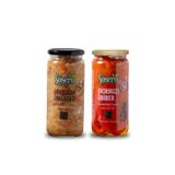 Sosero Közlenmiş Patlıcan Salatası 435 gr & Közlenmiş Kırmızı Biber 475 gr (ikisi bir arada)