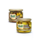 Sosero Peynir Dolgulu Balık Biber 290 gr & Grill Izgara Zeytin 290 gr (ikisi bir arada)