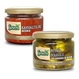 Sosero Peynir Dolgulu Jalapeno Biber 290 gr & Kahvaltılık Acuka 290 gr (Ikisi Bir Arada) - 580 gr