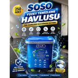 Soso 3X250 Yaprak - Kova Beyaz Sabun Kokulu Sirkeli Karbonatlı Yüzey Temizleme Mendili
