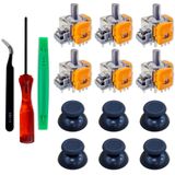 SOSS GAMING® Hall Effect Joysticks UPGRADE Kit for Playstation 5 Dualsense Controllers - Fixes Stick Drift, Broken, and Loose Joysticks - 6 PACK