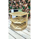 Sosyete Home Bambu Organizer Raf, Bambu Köşelik Raf, Kahve Köşesi