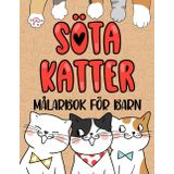 Söta Katter Målarbok för Barn i åldern 4 till 8 år: 40 Bedårande Kattungar att Färglägga – en Presentidé för Pojkar och Flickor