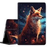 SOTWONSO iPad 10.2 Kılıf 2021 iPad 9. Nesil / 2020 iPad 8. Nesil / 2019 iPad 7. Nesil Kılıf, Dayanıklı Darbeye Dayanıklı Koruyucu Kılıf, 10,2 inç için Fox Painting