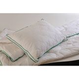 Soub Sleep Home %30 Doğal Bamboo Iç Dolgulu Yastık 50X70 cm 1000GR Biyeli - 50 × 70 cm - Beyaz