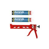Soudal 1 Ad Silikon Tabancası + 2 Adet Mastik