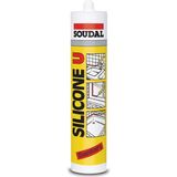 Soudal 280 gr Şeffaf Silicone U Genel Amaçlı Silikon Kolay Uygulama ve Kalıcı Elastikiyet