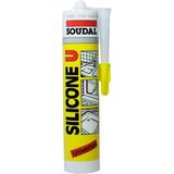 Soudal 280GR Silikon Şeffaf 280 gr Genel Amaçlı Silikon Silicone - 30 Adet