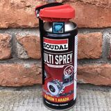 Soudal 400 ml Pas Sökücü Soudal Multi Sprey Çok Amaçlı Yağlayıcı Temizleyici Sudan Koruyucu Korozyona Dayanıklı Agmair - Kırmızı