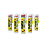 Soudal 5 Adet Soudal Beyaz Silikon 280 gr