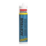 Soudal 500 gr Kahverengi Silikonize Akrilik Mastik