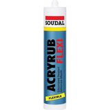 Soudal Acryrub Flexi Elastik Silikonize Mastik 310 ml Beyaz