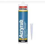 Soudal Acryrub Silikonize Mastik 500 Gr Siyah