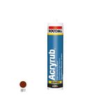 Soudal Acryrub Silikonize Mastik Altınmeşe 500 Gr 417562 10 Adet