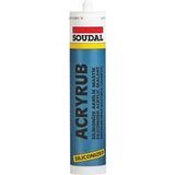 Soudal Acryrub Silikonize Mastik Siyah 500 gr 1 Koli 30 Adet