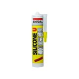 Soudal Asetoksi Silikon 280 Gr Şeffaf Şeffaf